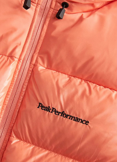 Куртка женская Peak Performance Frost Glacier Down Light Orange - Фото 2 большая