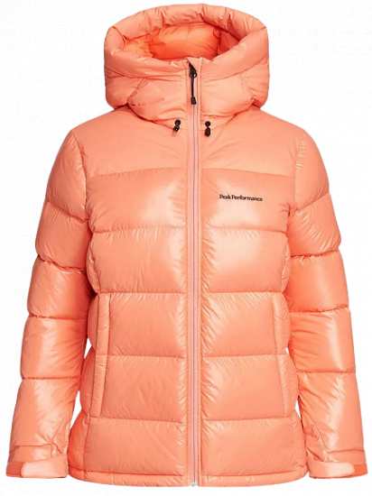 Куртка женская Peak Performance Frost Glacier Down Light Orange - Фото 1 большая