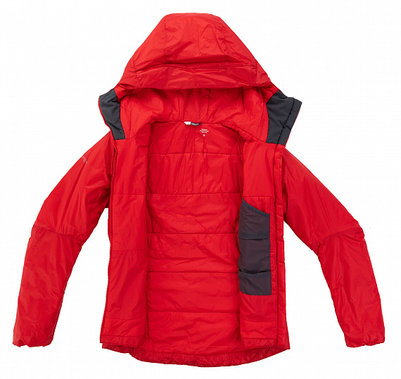 Куртка женская Norrona Trollveggen Primaloft100 Zip Hood True Red - Фото 5 большая