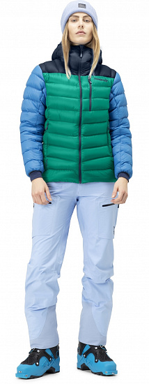 Куртка женская Norrona Lyngen Down850 Hood Arcadia/Campanula - Фото 3 большая