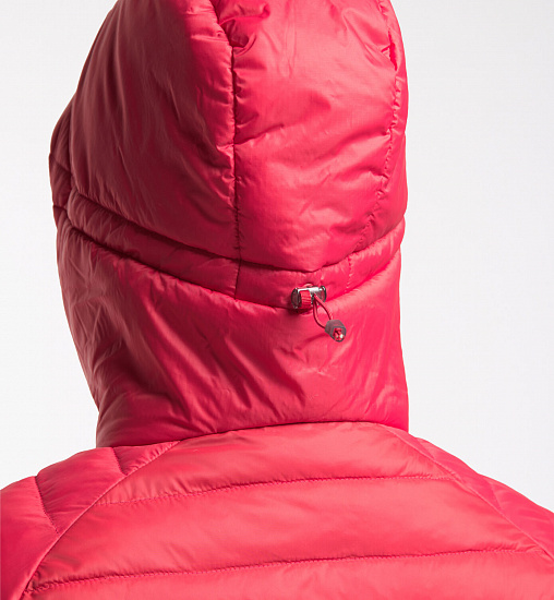 Куртка женская Haglofs Spire Mimic Hood Hibiscus Red - Фото 7 большая