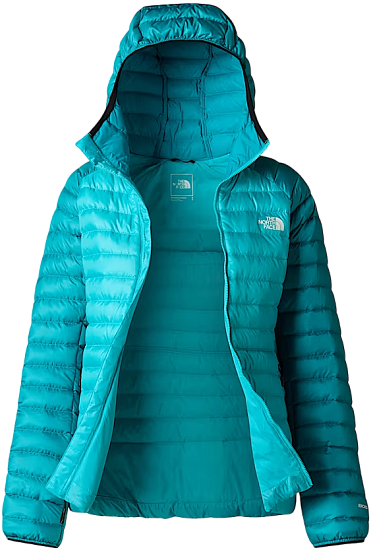 Куртка женская The North Face Bettaforca LT Down Hooded Galactic Blue/Deep Teal - Фото 3 большая