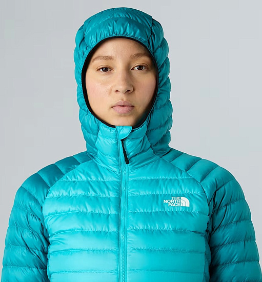 Куртка женская The North Face Bettaforca LT Down Hooded Galactic Blue/Deep Teal - Фото 7 большая