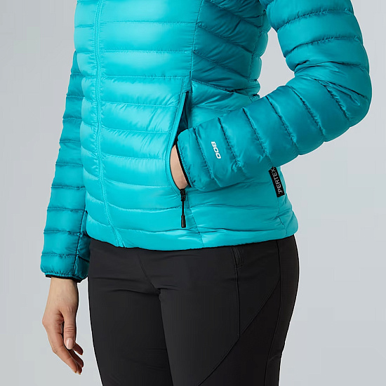 Куртка женская The North Face Bettaforca LT Down Hooded Galactic Blue/Deep Teal - Фото 8 большая