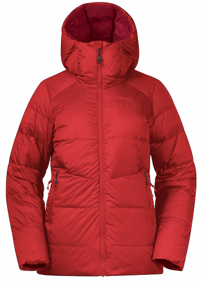 Куртка женская Bergans Roros Down RedSand/Red - Фото 1 большая