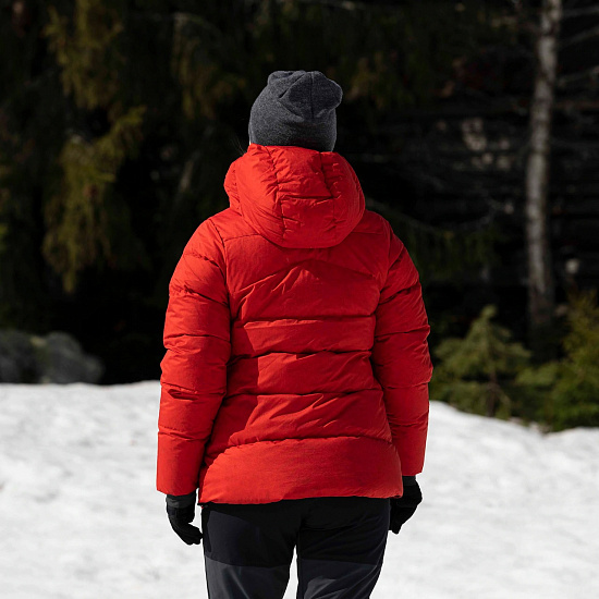 Куртка женская Bergans Roros Down RedSand/Red - Фото 6 большая