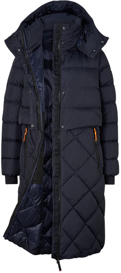 Пальто женское Bogner Fire+Ice Alba-D Deepest Navy - Фото 2 большая