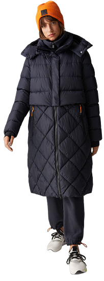 Пальто женское Bogner Fire+Ice Alba-D Deepest Navy - Фото 6 большая