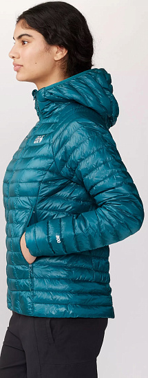 Куртка женская Mountain Hardwear Ghost Whisperer Бирюзовый - Фото 5 большая