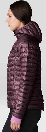 Куртка женская Mountain Hardwear Ghost Whisperer Бордовый - Фото 4 большая