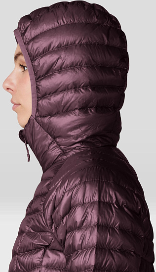 Куртка женская Mountain Hardwear Ghost Whisperer Бордовый - Фото 8 большая