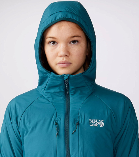 Куртка женская Mountain Hardwear Kor AirShell Бирюзовый - Фото 5 большая
