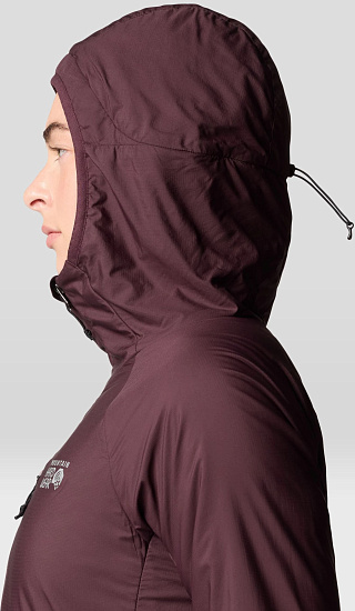 Куртка женская Mountain Hardwear Kor AirShell Бордовый - Фото 8 большая