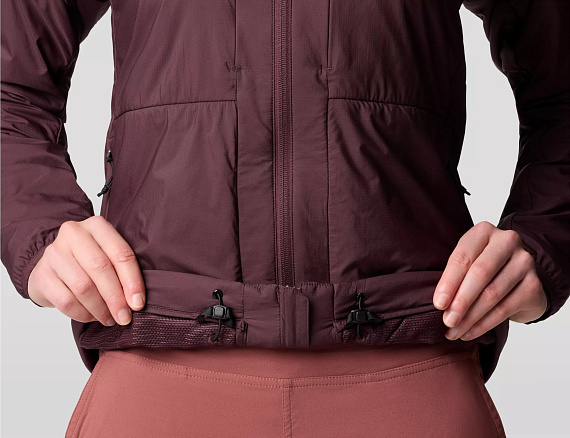 Куртка женская Mountain Hardwear Kor AirShell Бордовый - Фото 10 большая