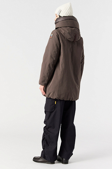 Пальто женское Parajumpers Maxene Earth Brown - Фото 6 большая