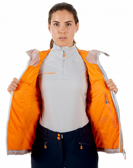 Куртка женская Mammut Eigerjoch Advanced IN Hooded Bright White - Фото 7 большая