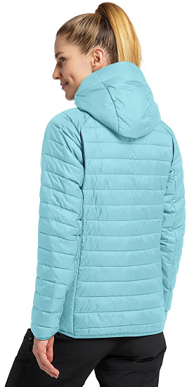 Куртка женская Haglofs Rapid Mimic Hood Frost Blue - Фото 4 большая