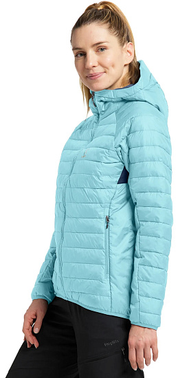 Куртка женская Haglofs Rapid Mimic Hood Frost Blue - Фото 5 большая