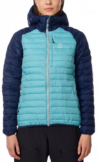 Куртка женская Haglofs Zed Mimic Hood Frost blue/Tarn blue - Фото 1 большая