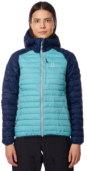 Куртка женская Haglofs Zed Mimic Hood Frost blue/Tarn blue - Фото 5 большая