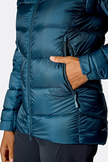 Куртка женская Rab Neutrino Pro Hoody Tempest Blue - Фото 8 большая
