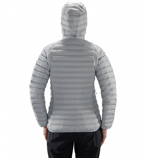 Куртка женская Haglofs Essens Mimic Hood Stone Grey - Фото 5 большая