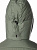 Куртка женская Fjallraven Keb Padded Hoodie Patina Green - Фото 7 малая