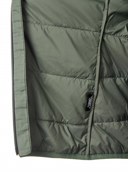 Куртка женская Fjallraven Keb Padded Hoodie Patina Green - Фото 11 большая