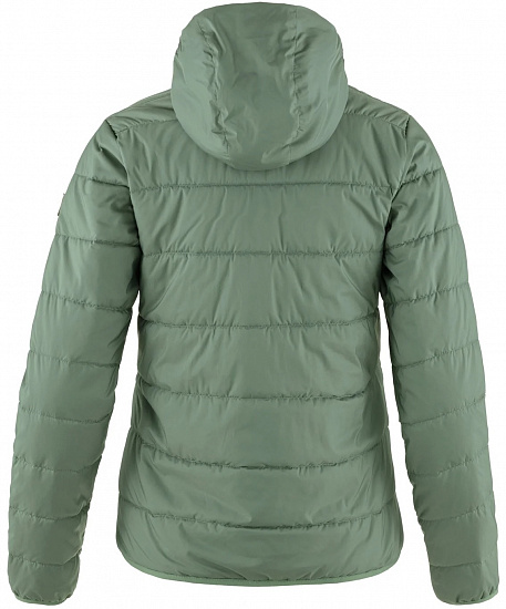 Куртка женская Fjallraven Keb Padded Hoodie Patina Green - Фото 2 большая