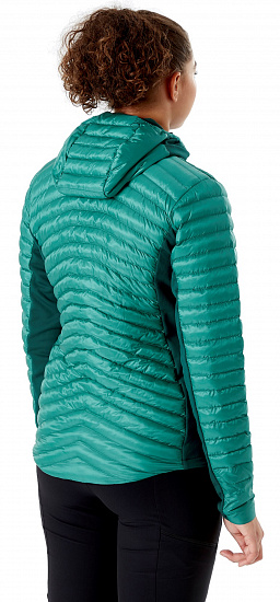 Куртка женская Rab Cirrus Flex 2.0 Hoody Storm Green - Фото 4 большая