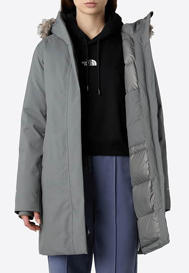 Пальто женское The North Face Arctic Parka Smoked Pearl - Фото 6 большая