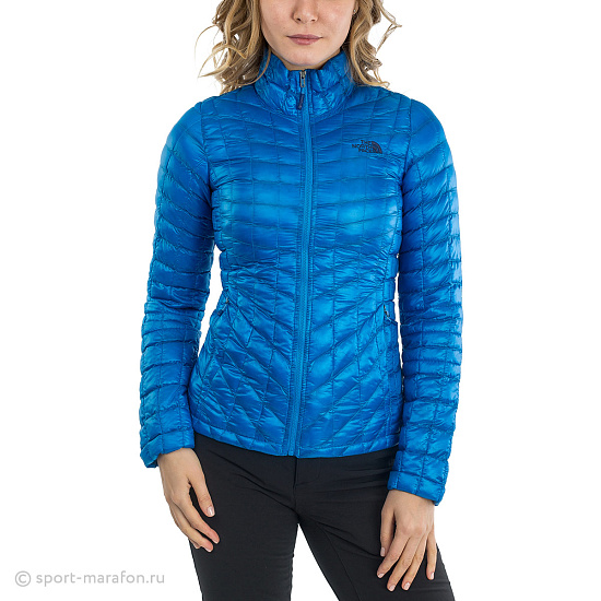 Куртка женская The North Face Thermoball FZ Clear Lake Blue - Фото 4 большая