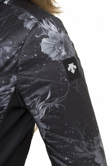 Куртка женская Descente Lynca Black Floral Print - Фото 2 большая