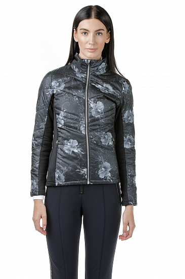Куртка женская Descente Lynca Black Floral Print - Фото 10 большая