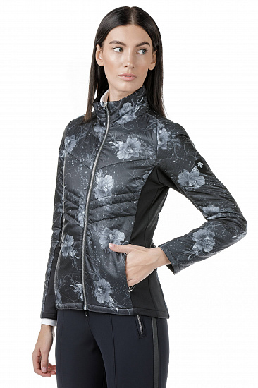 Куртка женская Descente Lynca Black Floral Print - Фото 11 большая