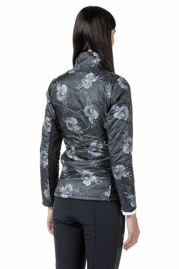 Куртка женская Descente Lynca Black Floral Print - Фото 12 большая