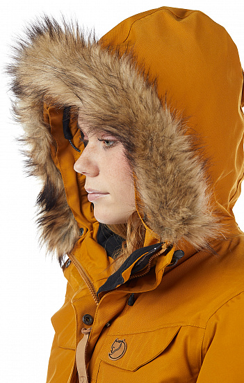 Куртка женская Fjallraven Nuuk Parka Acorn - Фото 7 большая