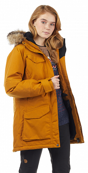 Куртка женская Fjallraven Nuuk Parka Acorn - Фото 3 большая