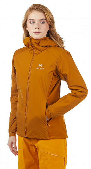 Куртка женская Arcteryx Atom Lt Hoody Sundance - Фото 4 большая