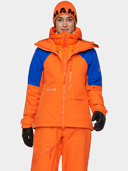 Куртка женская Mammut Eiger Nordwand Light Down In Hd Eiger Orange - Фото 3 большая