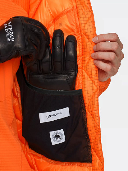 Куртка женская Mammut Eiger Nordwand Light Down In Hd Eiger Orange - Фото 8 большая