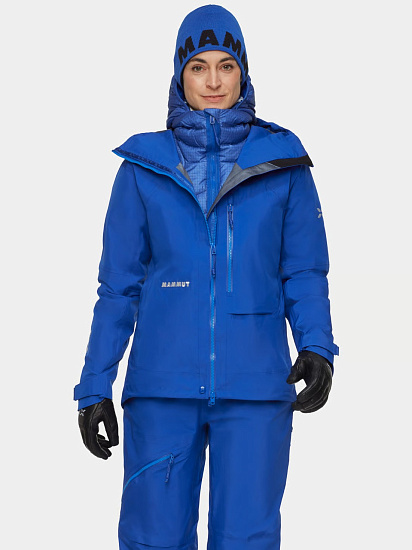 Куртка женская Mammut Eiger Nordwand Light Down In Hd Eiger Blue - Фото 3 большая