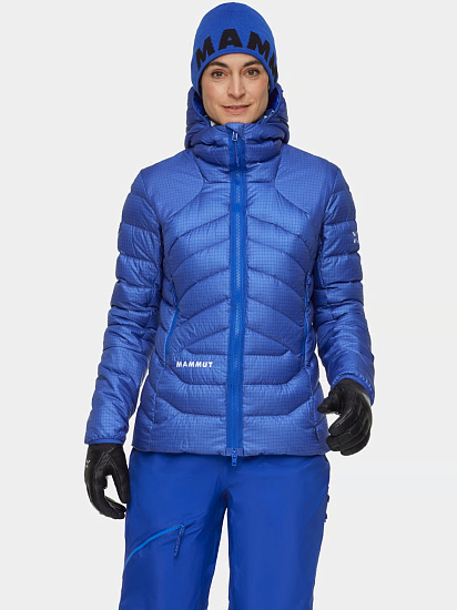 Куртка женская Mammut Eiger Nordwand Light Down In Hd Eiger Blue - Фото 4 большая
