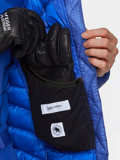 Куртка женская Mammut Eiger Nordwand Light Down In Hd Eiger Blue - Фото 7 большая