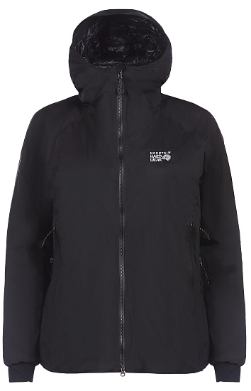 Куртка женская Mountain Hardwear Storm Whisperer Insulated Black - Фото 1 большая
