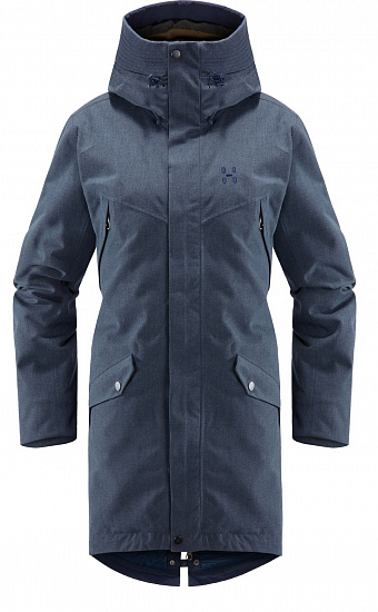 Парка женская Haglofs Siljan Parka Tarn Blue Melange - Фото 1 большая