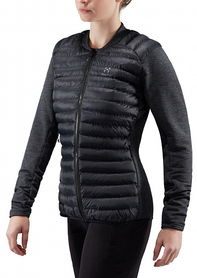 Куртка женская Haglofs Mimic Hybrid True Black/Magnetite - Фото 3 большая