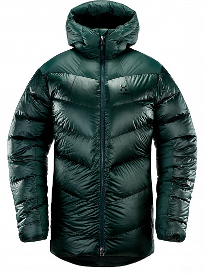 Куртка женская Haglofs Magi Down Hood Mineral - Фото 1 большая