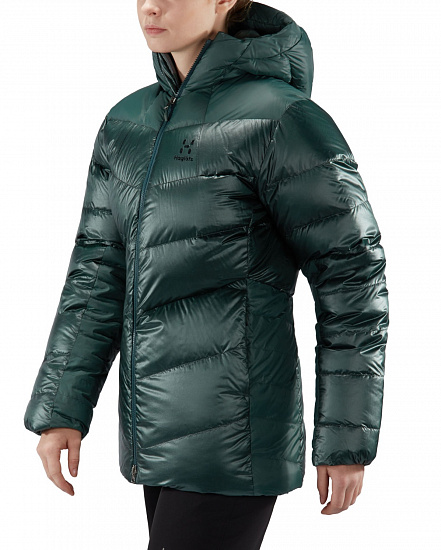 Куртка женская Haglofs Magi Down Hood Mineral - Фото 3 большая