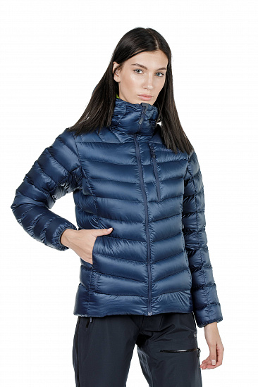 Куртка женская Norrona Lyngen Down850 Hood Indigo Night - Фото 6 большая